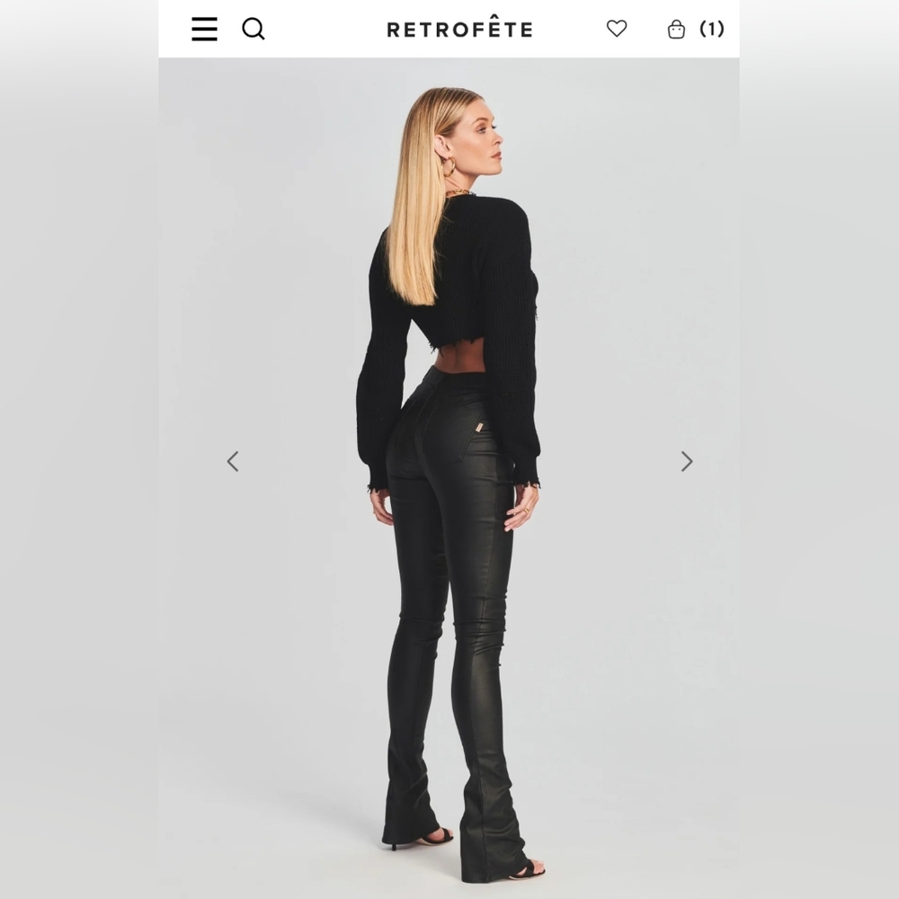 Retrofete Danica Coated Denim Pants